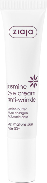 Ziaja Jaśmin Krem pod Oczy i na Powieki przeciw Zmarszczkom 50+ dla Skóry Dojrzałej 15ml