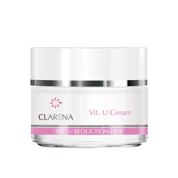 Clarena Vitamin U Cream - Best Anti-Redness Moisturizer for Sensitive Skin (50ml)