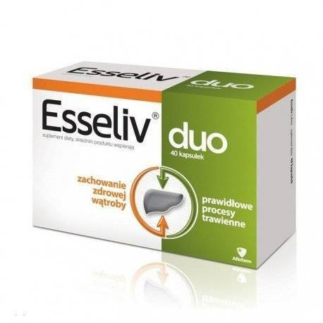 Esseliv Duo Supports The Proper Digestive Processes 40 Caps