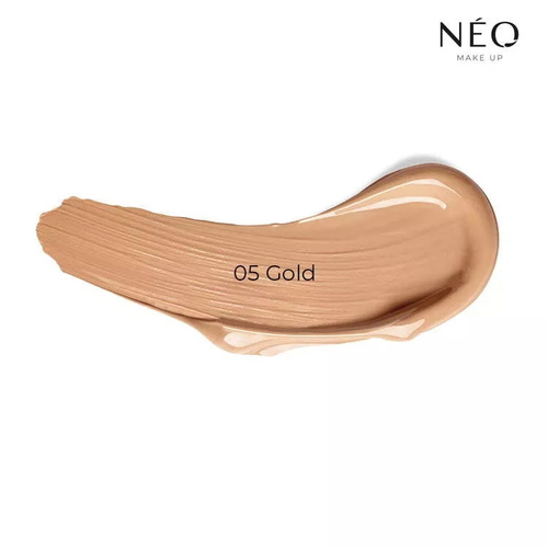 Neo Makeup Intense Serum Sheer SPF 30 Nawilżający Podkład Nr 05 Gold z Efektem Glass Skin 30ml