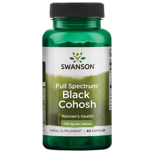 Swanson Full Spectrum Black Cohosh 540mg 60 Kapsułek