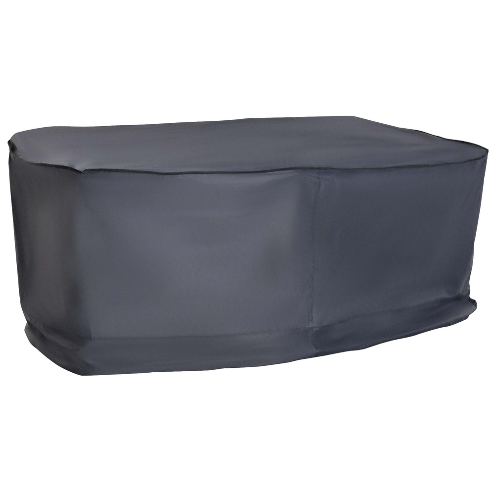Outsunny Garden Furniture Cover, Waterproof Windproof 420D Heavy Duty Oxford Fabric    Rattan Furniture Cover, Rectangular Outdoor Table Chair Set Cover, 235 x 135 x 94cm