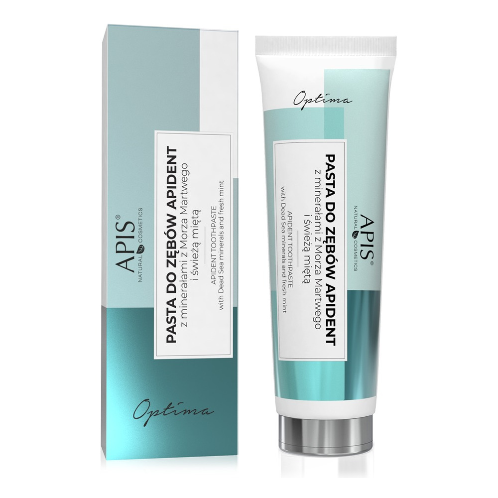 Apis Optima Apident Toothpaste with Dead Sea Minerals and Fresh Mint 100ml