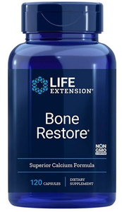 Life Extension Bone Restore Kompleksowa Formuła Mineralna Na Zdrowe Kości 120 Kapsułek