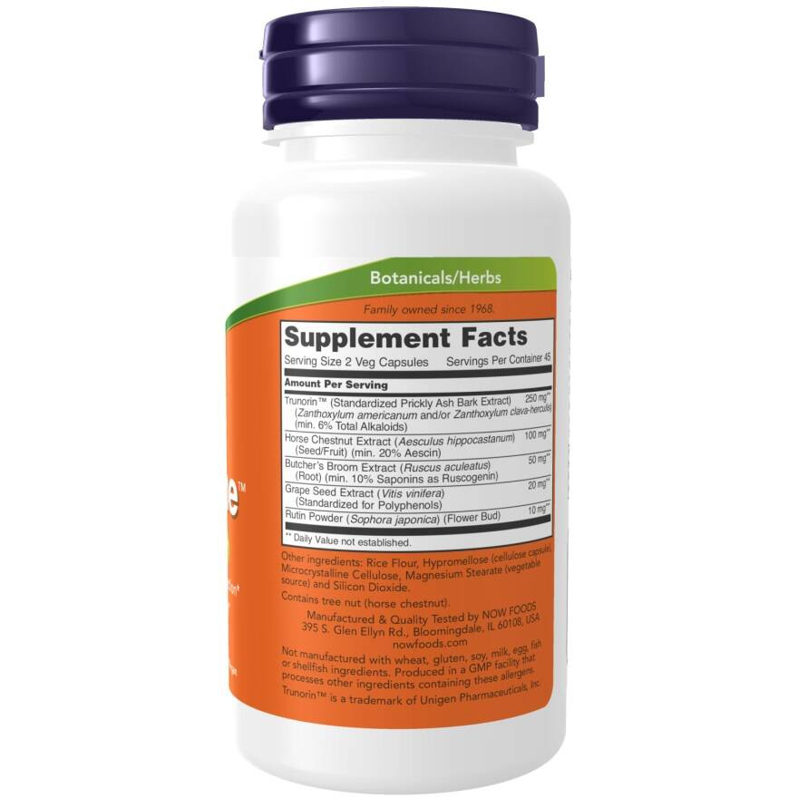 Now Foods Vein Supreme Supports Blood Vessel Health 90 Vcapsules