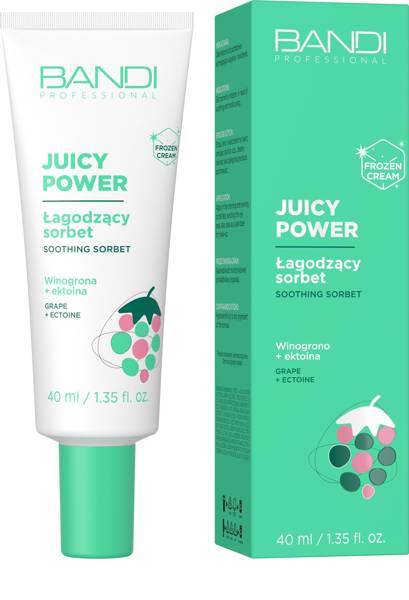 Bandi Juicy Power Limited Edition Łagodzący Lekki iOwocowy Sorbet w Kremie dla Każdego Rodzaju Skóry 40ml