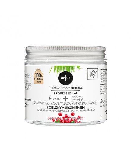 Nova Cosmetics Nourishing and Moisturizing Face Mask with Green Barley GOSPA 200 ML