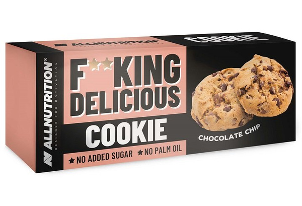 Allnutrition Fitking Delicious Cookie Chocolate Chip Kruche Ciasteczka z Kawałkami Czekolady 135g
