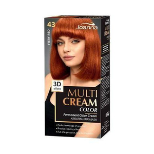 Joanna Multi Cream Color 3D Effect Farba Nr 43 Płomienny Rudy 1 Sztuka