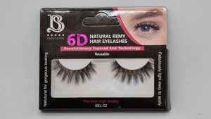 Star Beauty Professional Sztuczne Rzęsy 6D Lekkie Nadające Objętość Wielokrotnego Użytku SEL02
