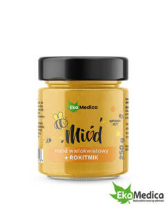 EkaMedica Multiflower Honey with Sea Buckthorn and Sea Buckthorn Fruit Extract 250g