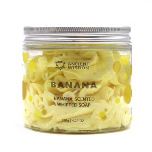 Banana Whipped Soap 120g