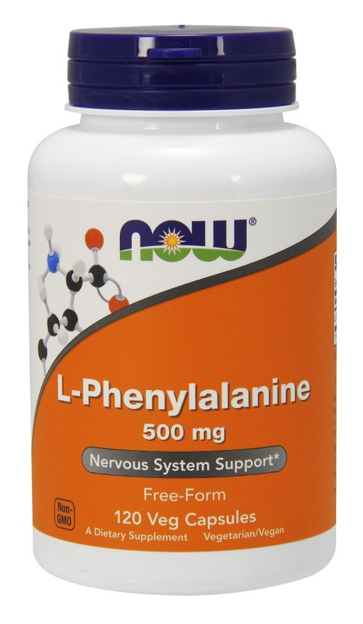 Now Foods L-Phenylalanine 500 mg Wsparcie Układu Nerwowego i Syntezy Białek 120 Kaspsułek