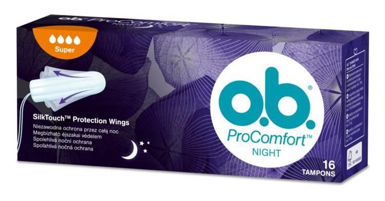 O.B. ProComfort Night Super Tampons 16pcs