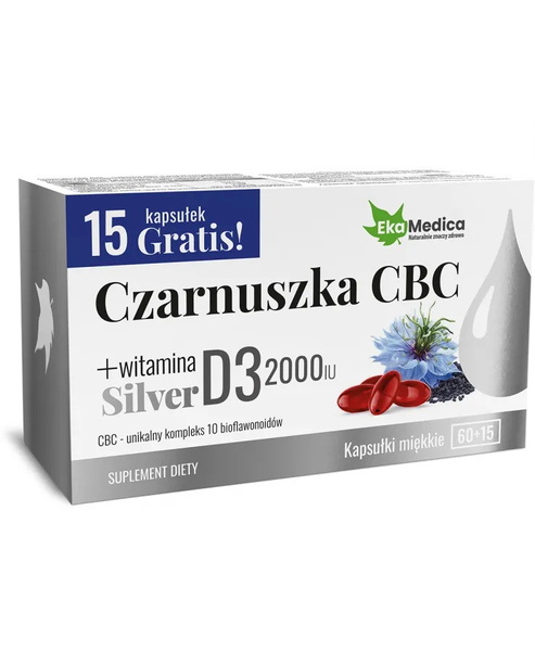 EkaMedica Black Cumin CBC Silver 75 Capsules
