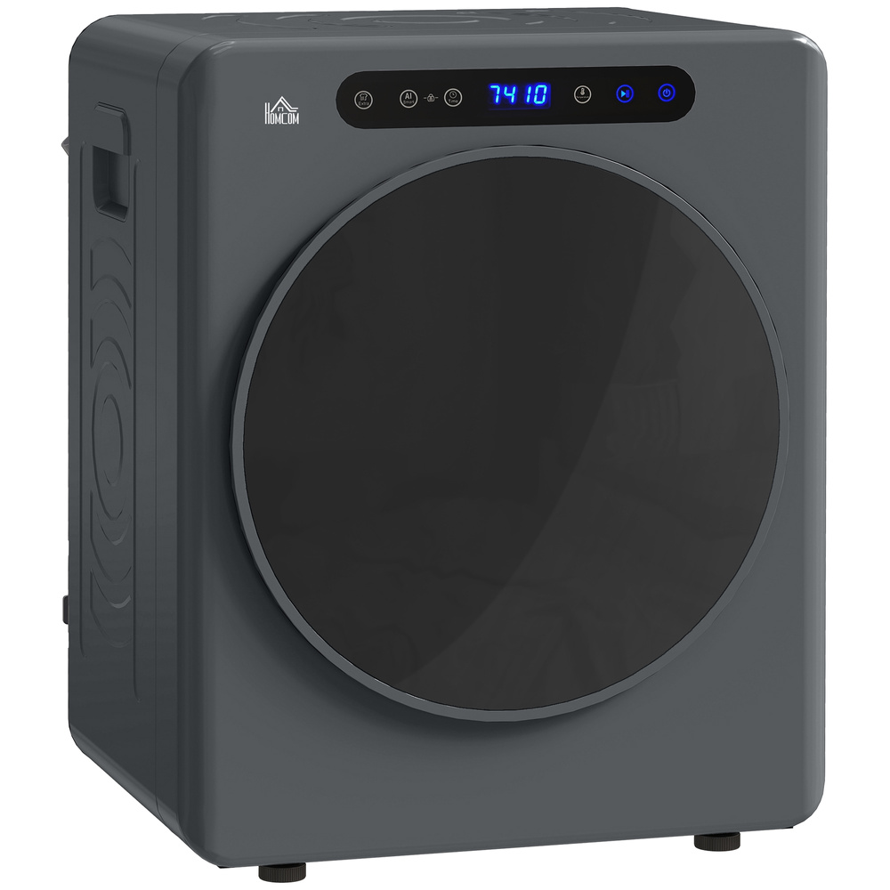 HOMCOM 4kg Compact 40-60℃  Tumble Dryer - Grey