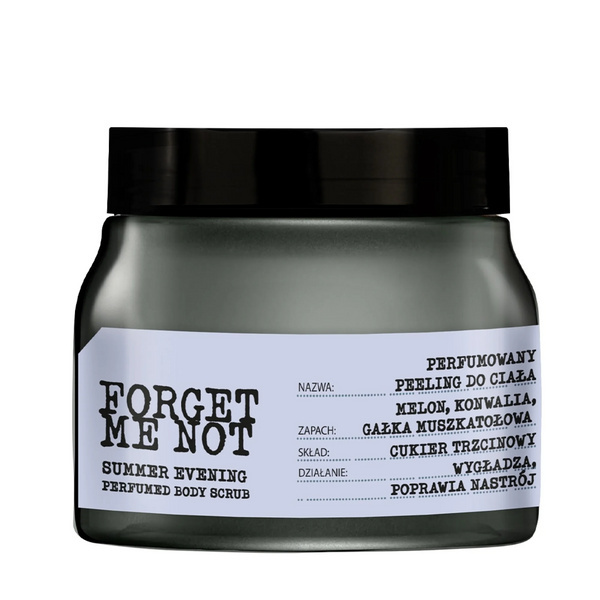 Farmona Forget Me Not Summer Evening Perfumed Body Scrub with Cane Sugar and Golden Pearl 270g