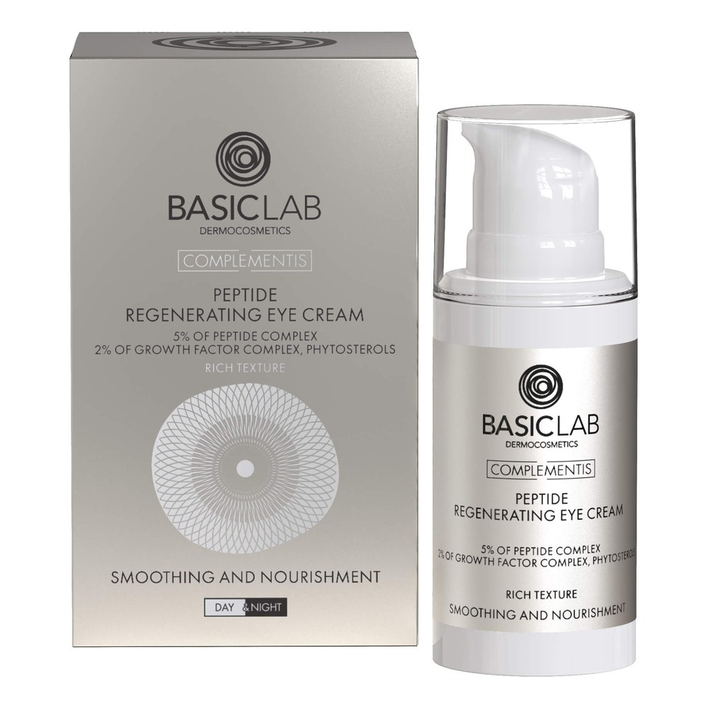 BasicLab Dermocosmetics Complementis Peptide Regenerating Eye Cream 15ml