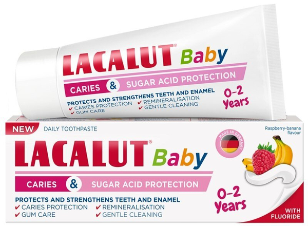 Lacalut Baby Toothpaste for Children from 0-2 Years 55ml