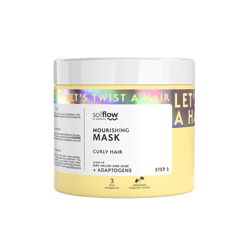 So! Flow Luxe Hydration Mask for Curly Hair with Melon & Aloe Scent - 400ml