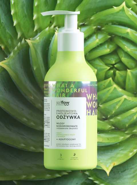 So!Flow Odżywka Białkowo-Emolientowa do Włosów Niskoporowatych i Delikatnych - 400 ml