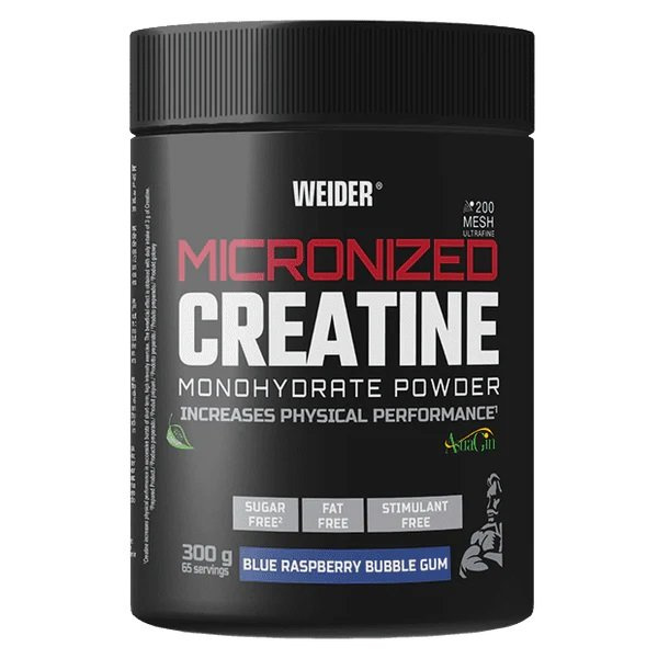Weider Micronized Creatine, Blue Raspberry Bubble Gum - 300g