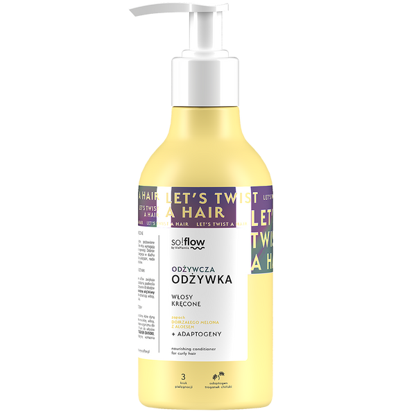 So!Flow Nourishing Conditioner for Curly Hair with Melon and Aloe Scent 400ml