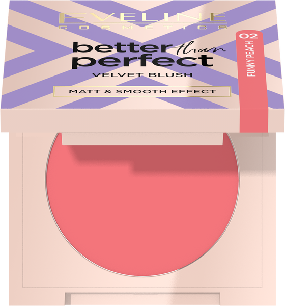 Eveline Better Than Perfect Pressed Blush No. 02 Funny Peach 1 Piece