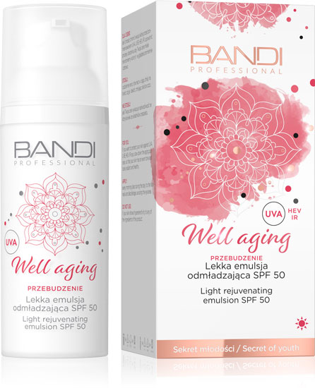 Bandi Professional Well Aging Przebudzenie Lekka Emulsja Odmładzająca SPF 50 50ml