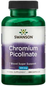 Swanson Chromium Picolinate 200mcg 200 Capsules