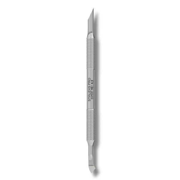 Staleks Pro Expert 90 Type 4.2 Manicure Pusher Slanted Pusher And Bent Blade 135mm