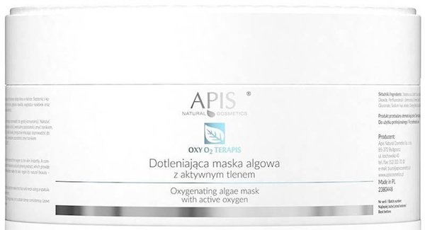 Apis Professional Oxy O2 Therapies Dotleniająca Maska Algowa z Aktywnym Tlenem dla Skóry Pozbawionej Blasku  100g