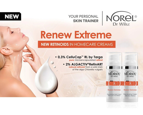 Norel Renew Extreme Odmładzający Krem Przeciwzmarszczkowy z Bio Retinolem dla Skóry Dojrzałej 50ml