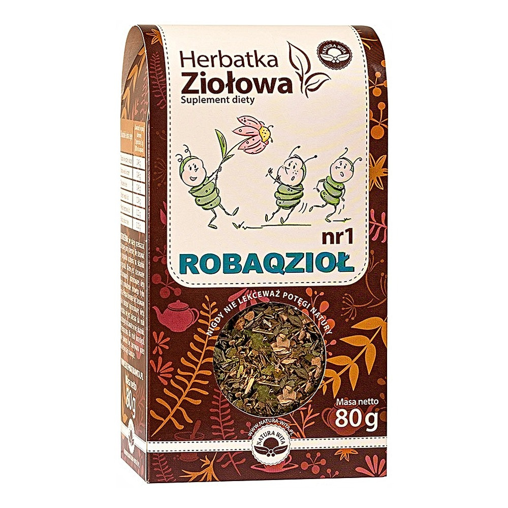 NATURA-WITA Herbatka Robaqzioł Nr 1 80g