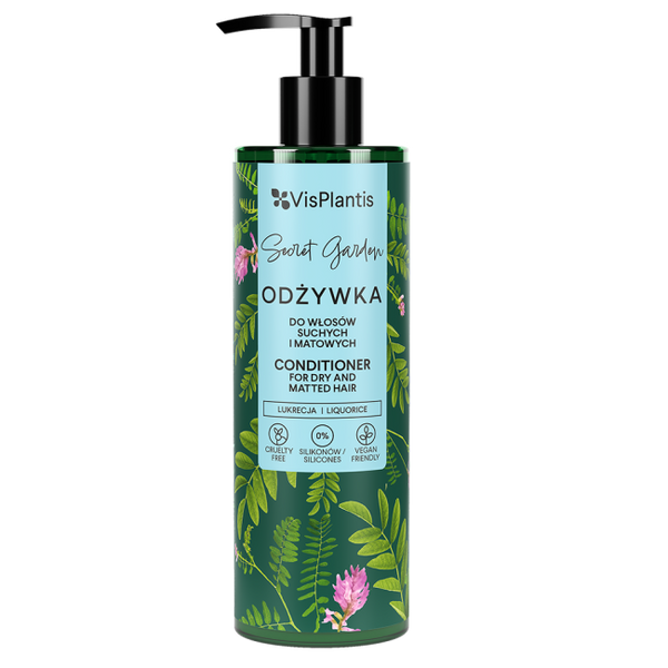Vis Plantis Secret Garden Lukrecja Odżywka do Włosów Suchych i Matowych 400ml