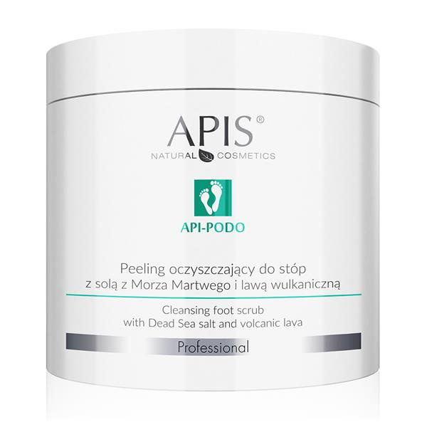 Apis Professional Api Podo Cleansing Foot Scrub with Dead Sea Salt and Volcanic Lava 700g