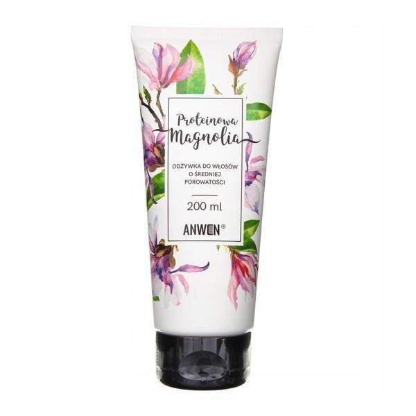 Anwen Proteinowa Magnolia Odbudowująca Odżywka do Włosów Średnioporowatych 200ml
