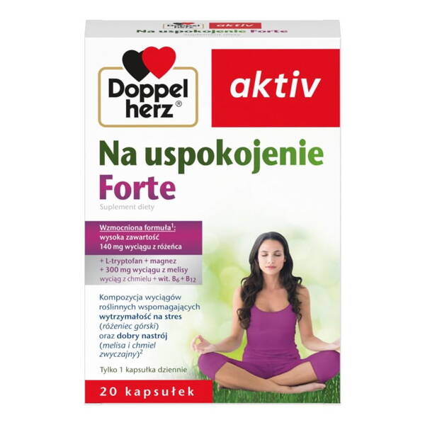 Doppelherz Aktiv na Uspokojenie Forte 20 Kapsułek