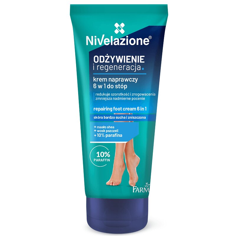 Nivelazione Nourishment and Regeneration Repair Cream 6in1 for Foot for Very Dry and Damaged Skin 75ml