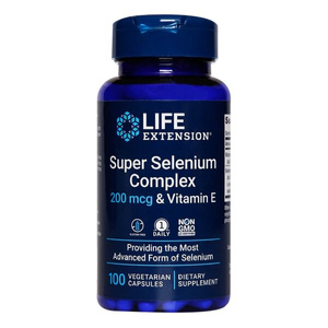Life Extension Super Selenium Complex z Witaminą E Wsparcie Antyoksydacyjne i Tarczycy 100 Kapsułek