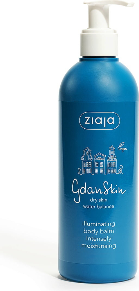 Ziaja GdanSkin Rozświetlający Balsam do Ciała Intensywnie Nawilżający dla Skóry Suchej 300ml