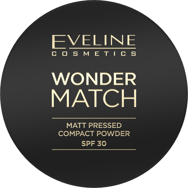 Eveline Wonder Match Matowy Puder Prasowany z Filtrem Ochronnym SPF30 Nr 01 Light Beige 8g