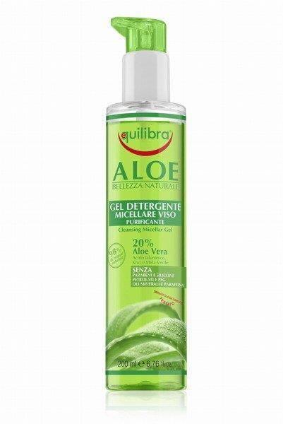 Equilibra Aloe Cleansing Moisturizing Micellar Face Cleansing Gel 200ml