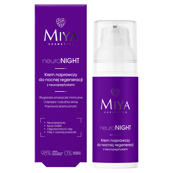 Miya neuroNIGHT Krem Naprawczy do Regeneracji z Neuropeptydami na Noc 50ml