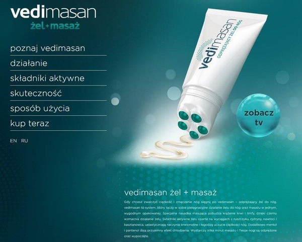 Vedimasan Relaxing Leg Gel 120ml