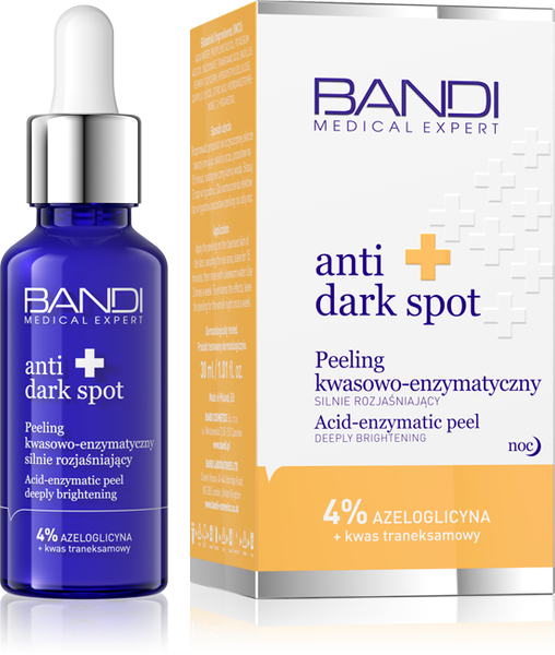 Bandi Anti Dark Spot Peeling Enzymatyczno Kwasowy Rozjaśniający Przebarwienia 30ml