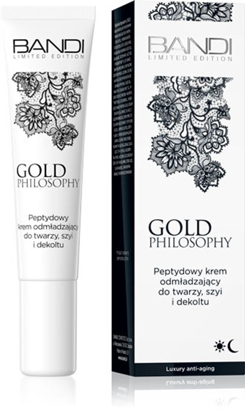 Bandi Peptydowy Krem Odmładzający do Twarzy Szyi i Dekoltu na Dzień i na Noc 14ml