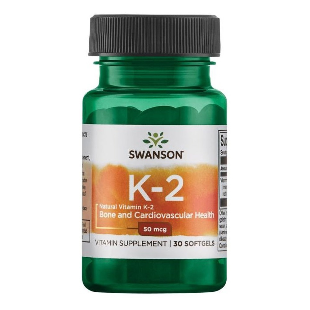 Swanson Vitamin K-2 Natural 50mcg 30 Kapsułek
