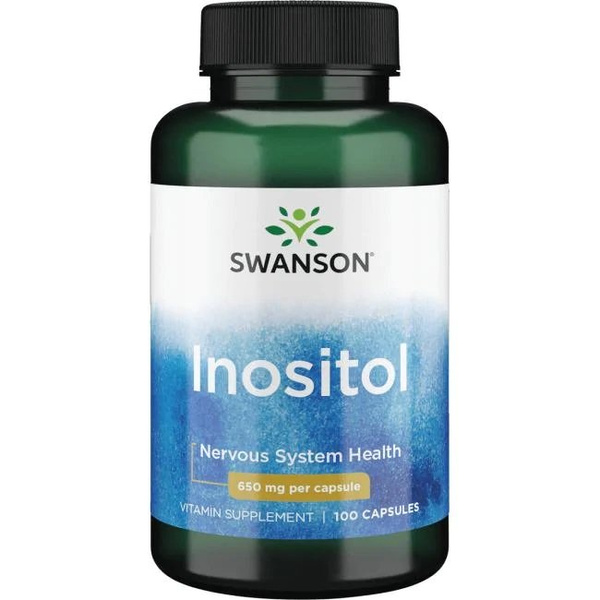 Swanson Inositol 650mg 100 Kapsułek