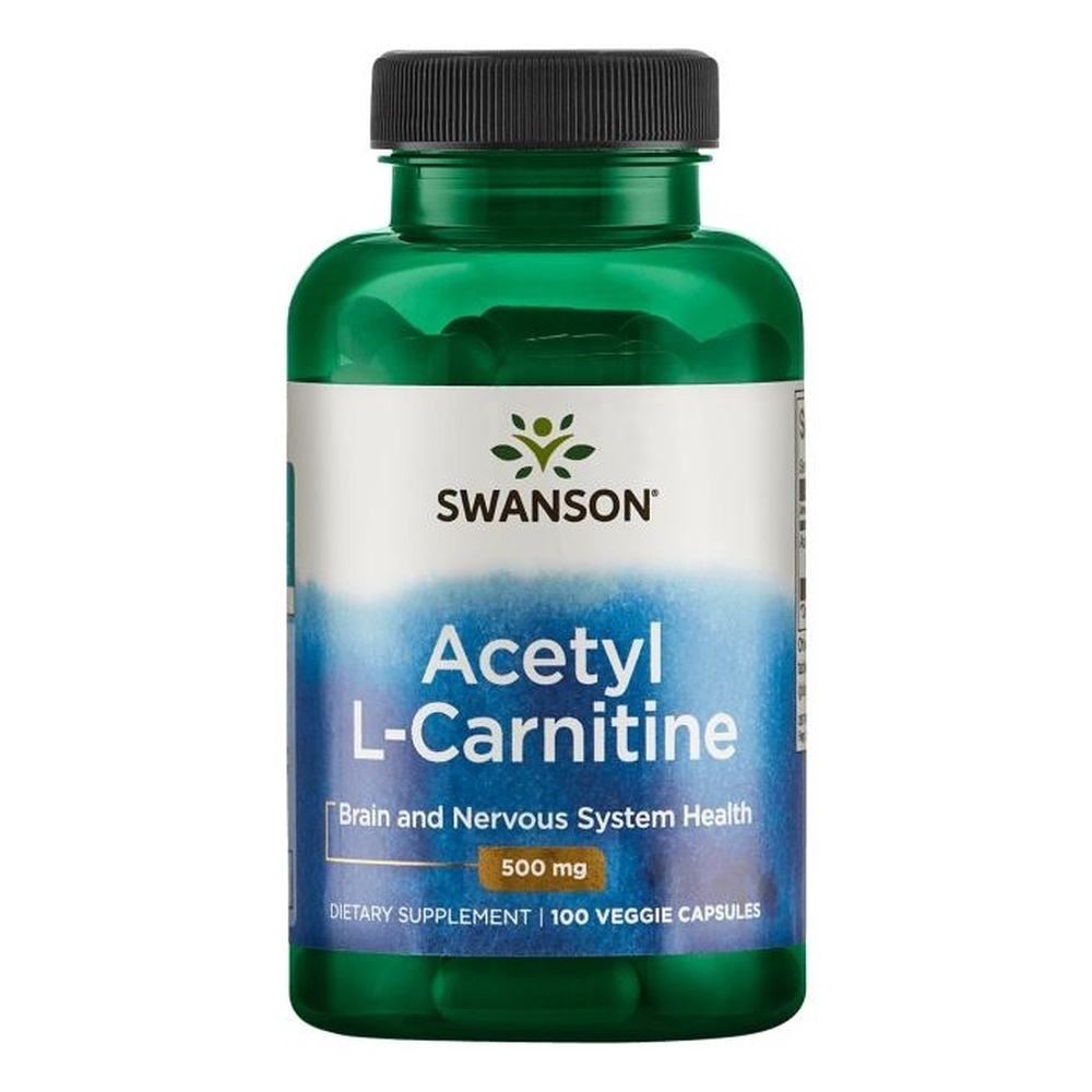 Swanson Acetyl L-Carnitine 500mg 100 Kapsułek